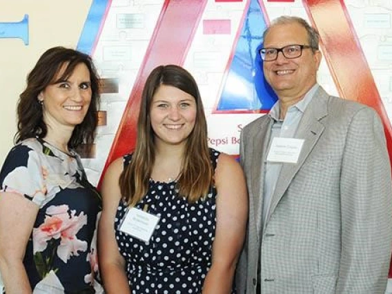 Vicky Capin, Amanda Robertson, and Jim Capin (left to right)