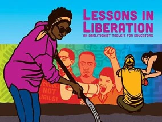 liberations book cover, colorful diverse representation of people