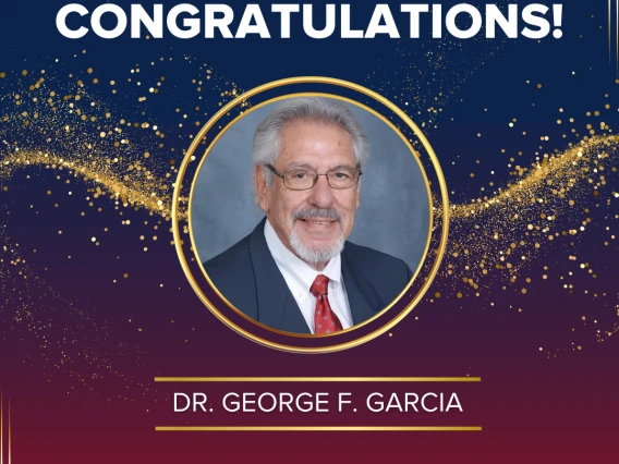 Dr. Garcia Congratulations headshot