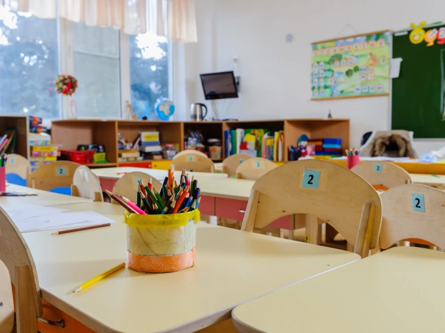 Elementary school classroom