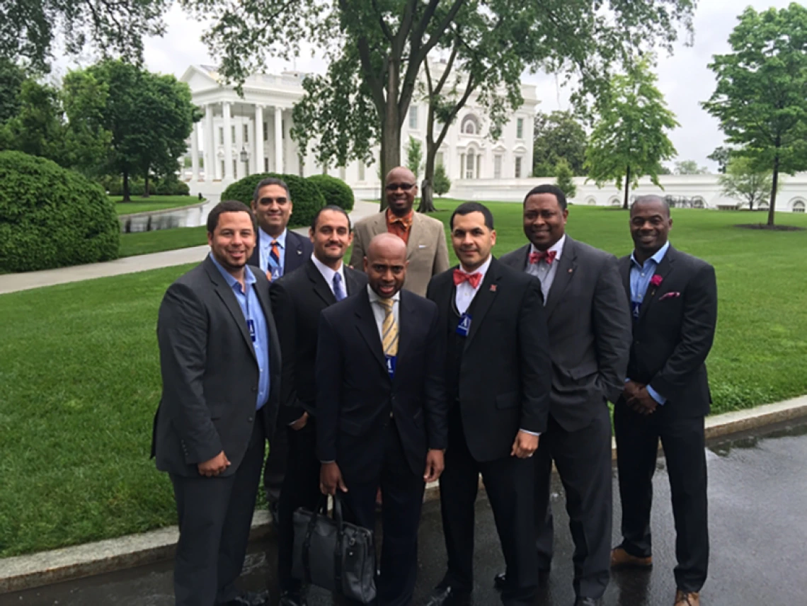 Nolan Cabrera and Group at the White House