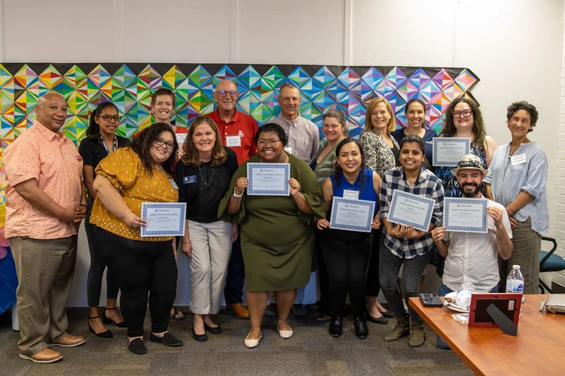 lindsey internship group photo