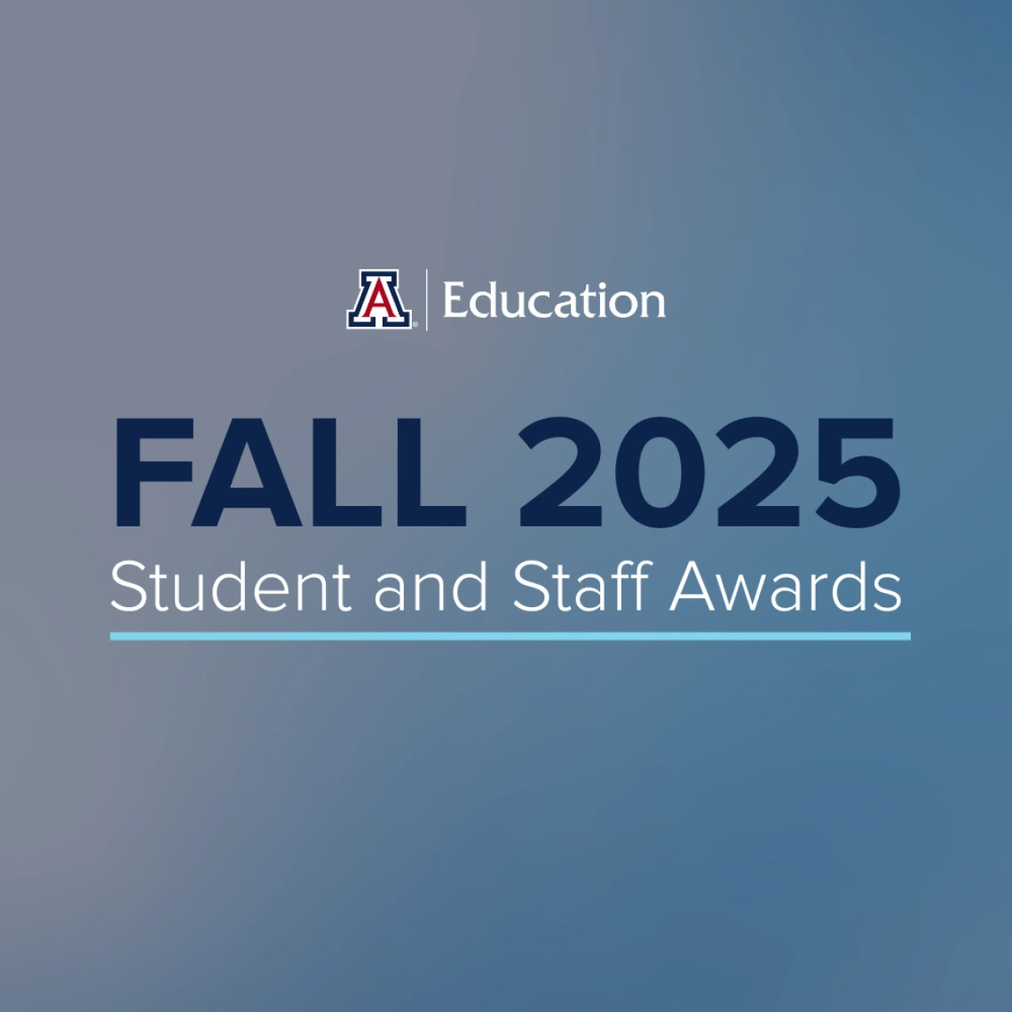 Fall 2025 Student and Staff Awards