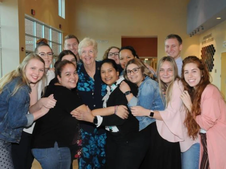 Meschter and fellows group photo